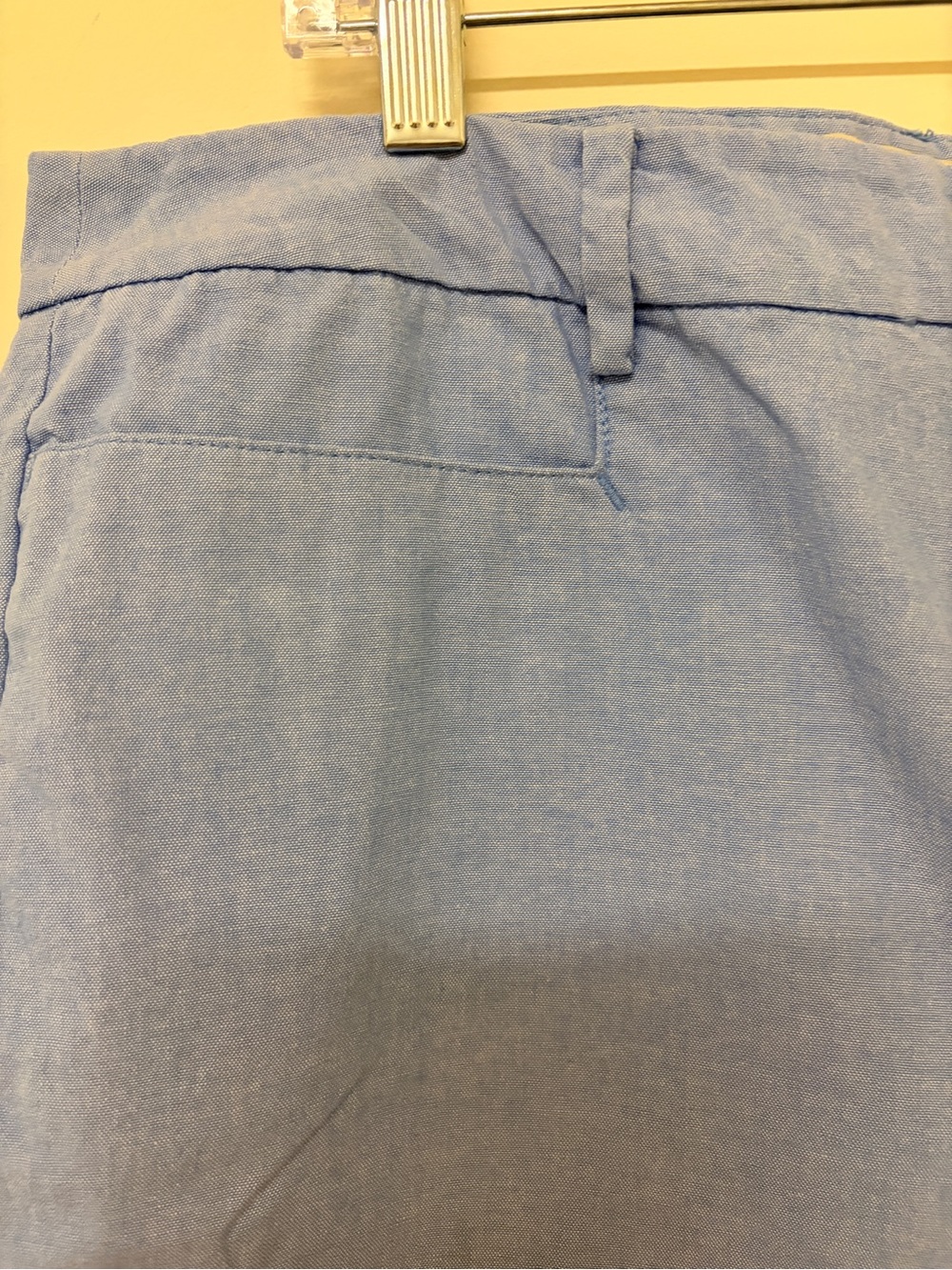 Talbots Light Blue Cotton Ankle Crop Pants Women’s Size 14 25” Inseam - Picture 4 of 9